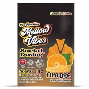 50mg Mellow Vibe 10x 5mg Social Dosing Gummies