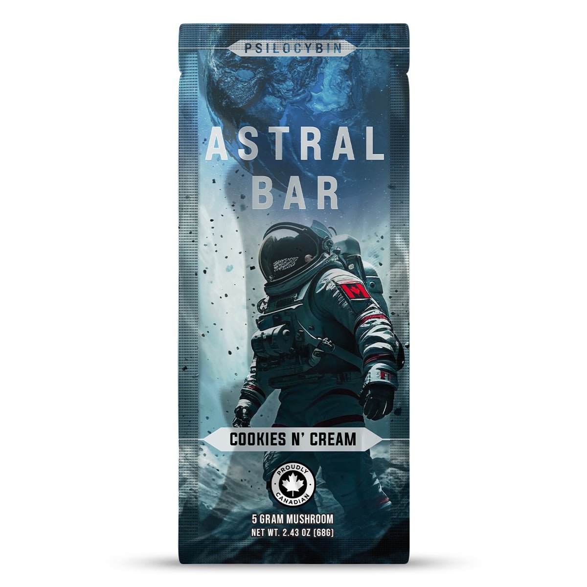 Astral Bars - Cookies N' Cream - Psilocybin Chocolate 5 G Astral Bars - Cookies N' Cream - Psilocybin Chocolate 5 G