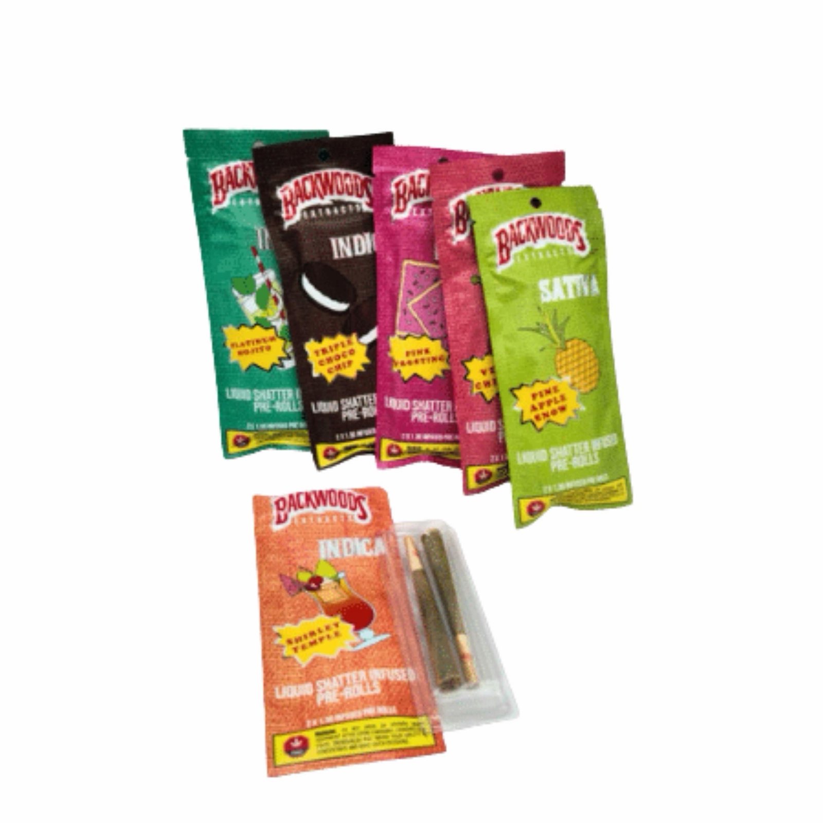 Backwoods Extracts Liquid Shatter Infused Pre-Rolls Backwoods Extracts Liquid Shatter Infused Pre-Rolls