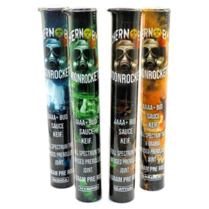 Infused Pre-Rolls - Chernobyl Moon Rocket (Hybrid 1.5g / Indica 1.5g / Sativa 1.5g / Grabba 1g)