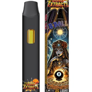 THC Disposable Vape Pen – Indica- BombExtract - 2 G - FunGuyz Magic Mushrooms