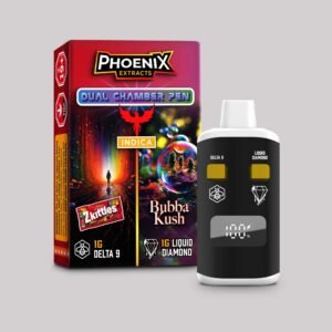 THC Disposable Vape Pen – INDICA - Dual Chamber - 2 G